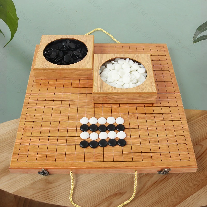 Board Game Harvest - 19-Way Go Set Backgammon Board Game