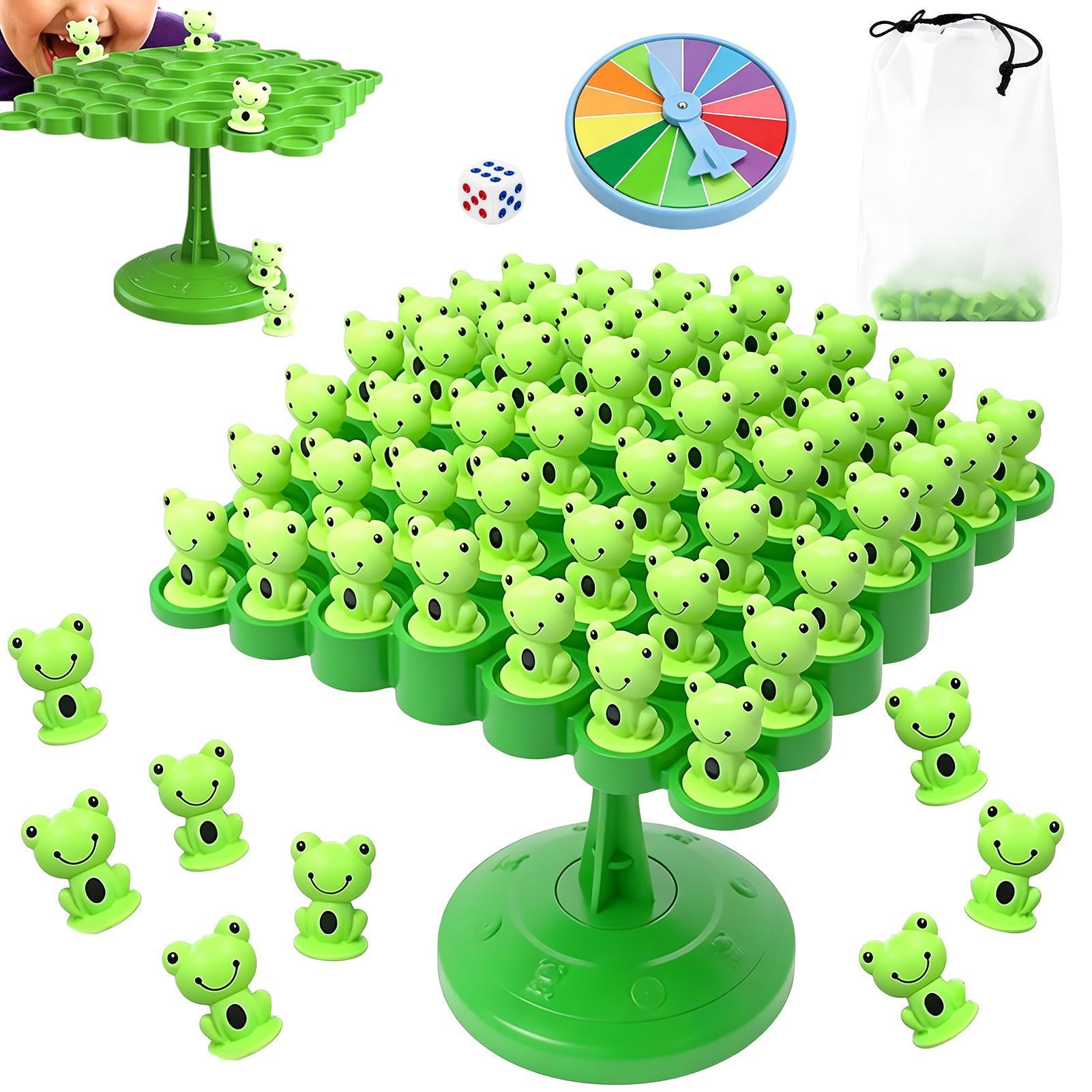 Board Game Enthusiast - Kids Frog Balance Tree Board Game,