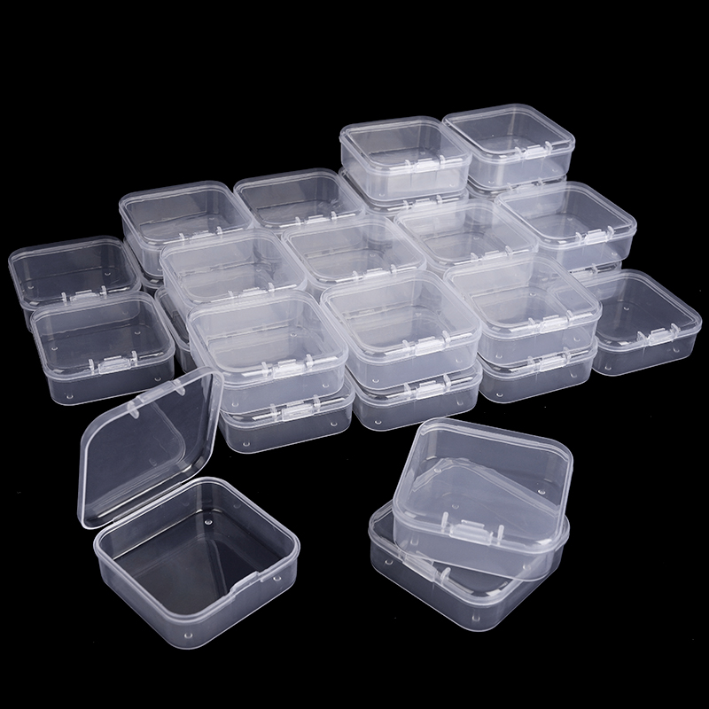 Board Game Review - 2 Sizes Clear Small Containers Plastic