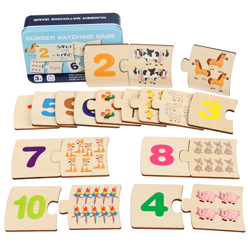 Board Game Enthusiast - Children Iron Box Number Enlightenment Paired