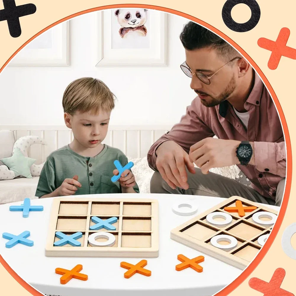 Wooden XO Tic Tac Toe Game Min - огляд і ціна Board Game Enthusiast