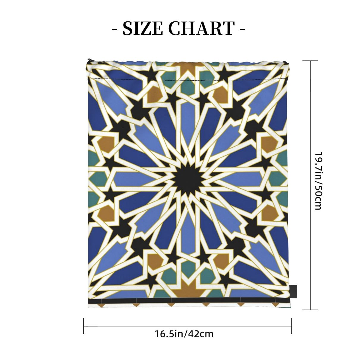 Arabic Tile I Backpacks Multi- - огляд і ціна Tile Bag Drawstring