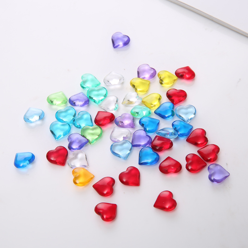 100PCS 10*4mm Heart Shape Acry - огляд і ціна Board Game Harvest