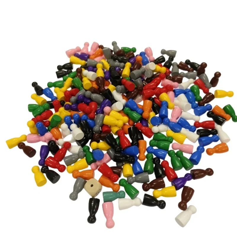 100 Pcs Colorful Wooden Chess  - огляд і ціна Board Game Harvest
