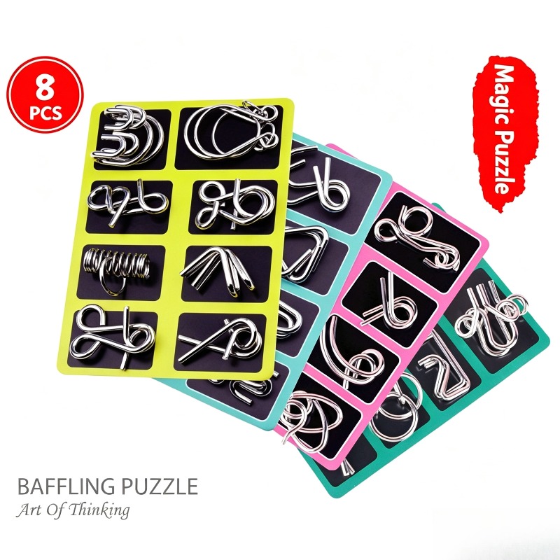 8 Pieces Metal Puzzle Set Clas - огляд і ціна Board Game Enthusiast