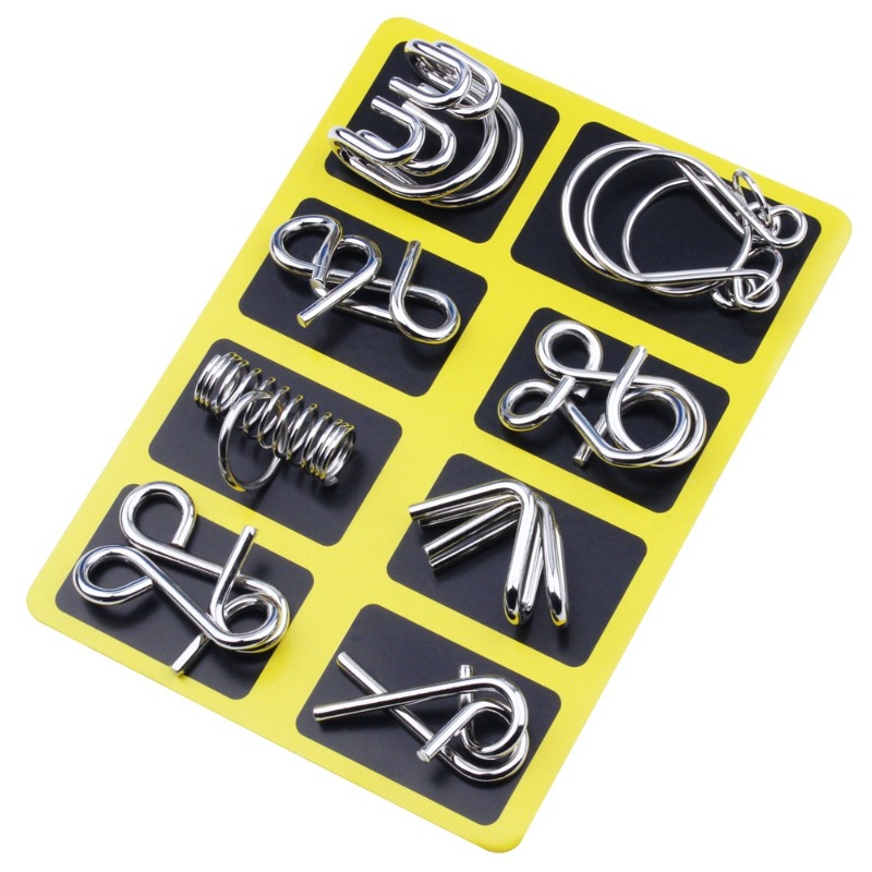 8 Pieces Metal Puzzle Set Clas - огляд і ціна Board Game Enthusiast