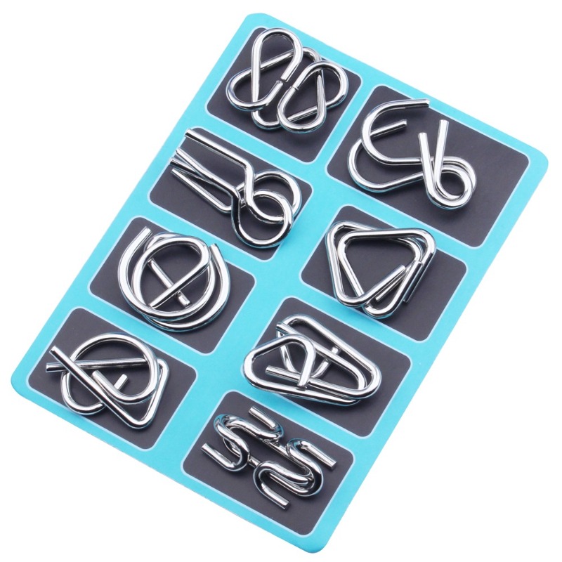 8 Pieces Metal Puzzle Set Clas - огляд і ціна Board Game Enthusiast