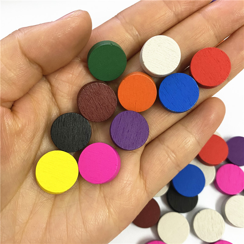50pieces 15*5MM 11 Colors Wood - огляд і ціна Board Game Harvest