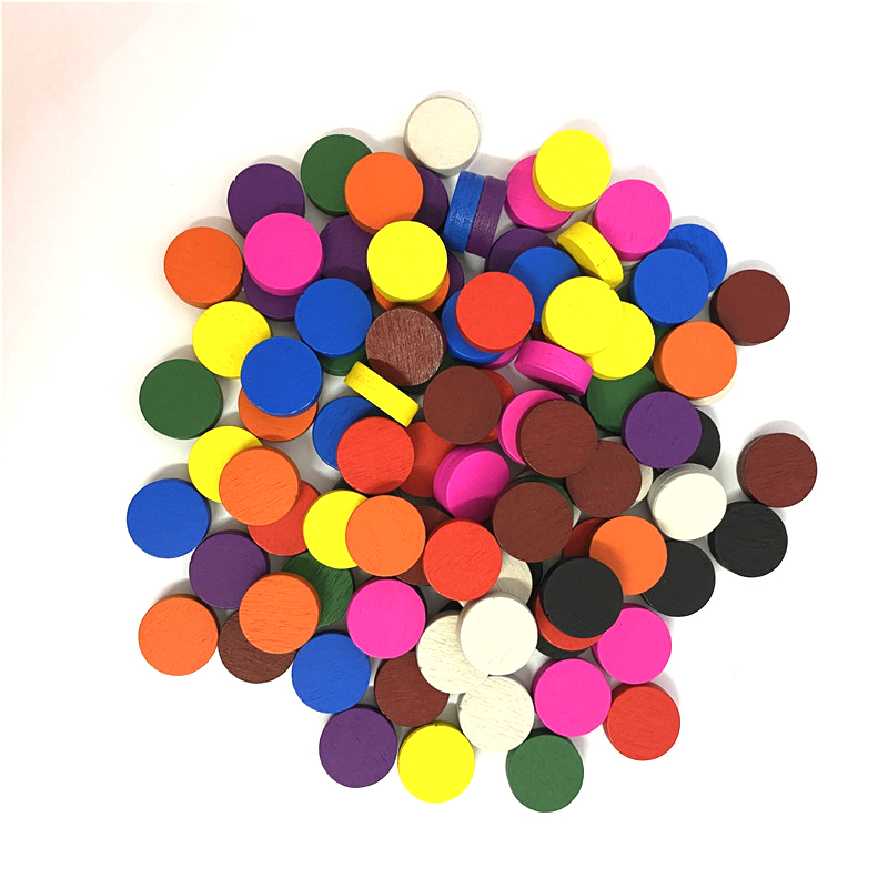 50pieces 15*5MM 11 Colors Wood - огляд і ціна Board Game Harvest