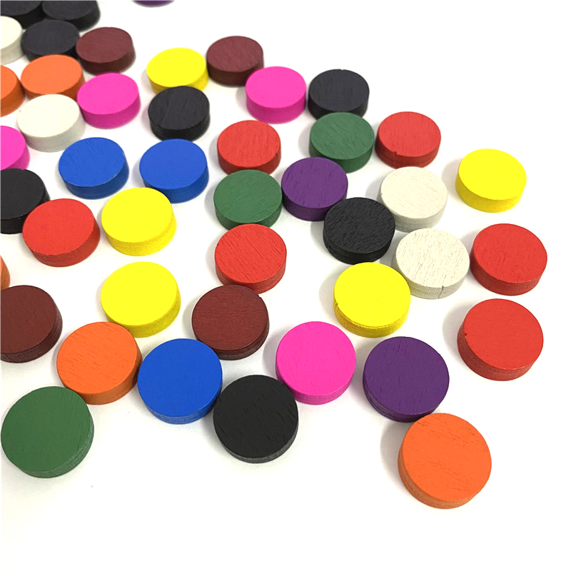 50pieces 15*5MM 11 Colors Wood - огляд і ціна Board Game Harvest