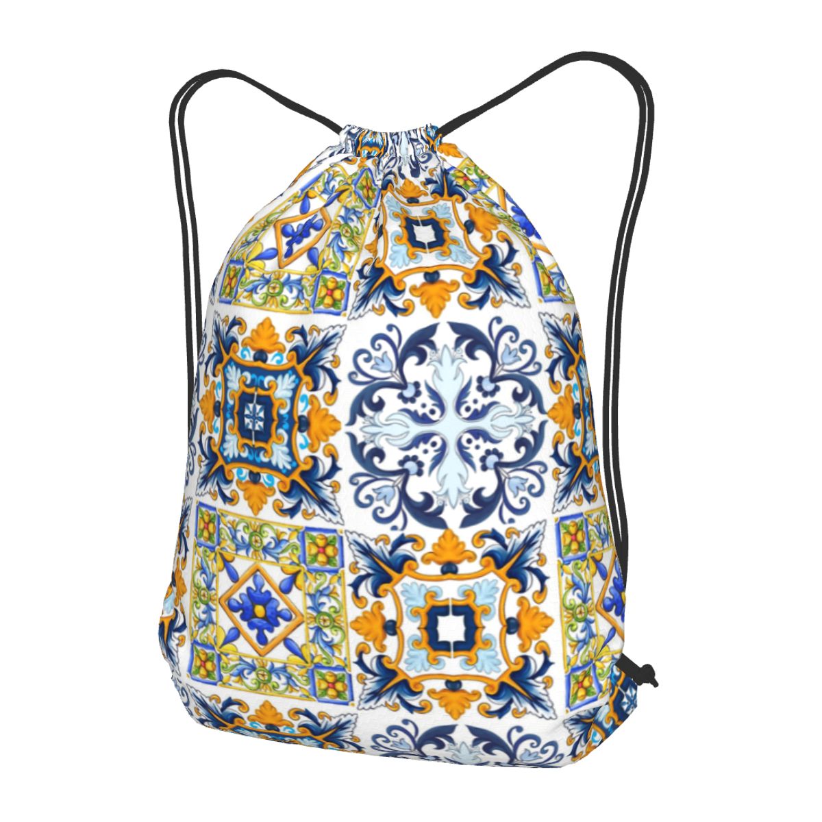 Copy Of Sicilian Tiles,mediter - огляд і ціна Tile Bag Drawstring