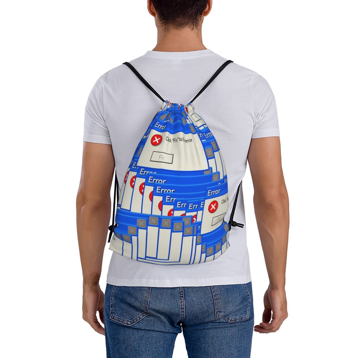 Windows Xp Error Tiled Backpac - огляд і ціна Tile Bag Drawstring