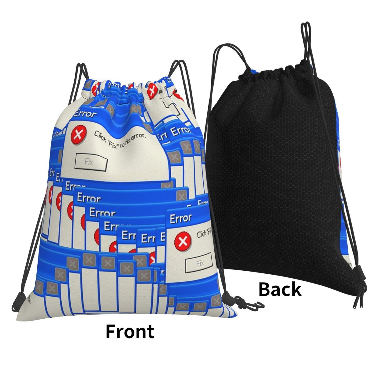 Windows Xp Error Tiled Backpac - огляд і ціна Tile Bag Drawstring