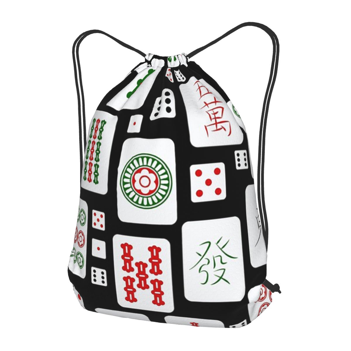 Mahjong Tiles Game Dice Backpa - огляд і ціна Tile Bag Drawstring