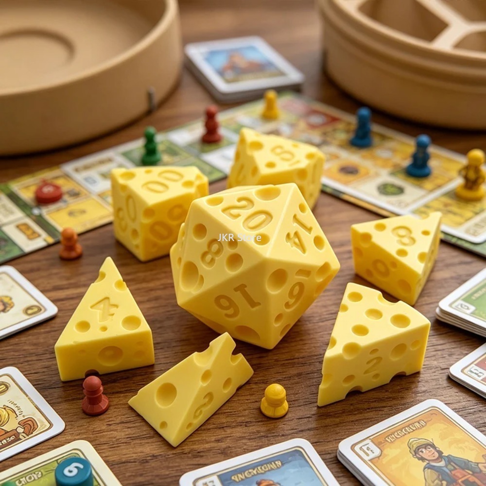 Creative Irregular Cheese Dice - огляд і ціна Board Game Review