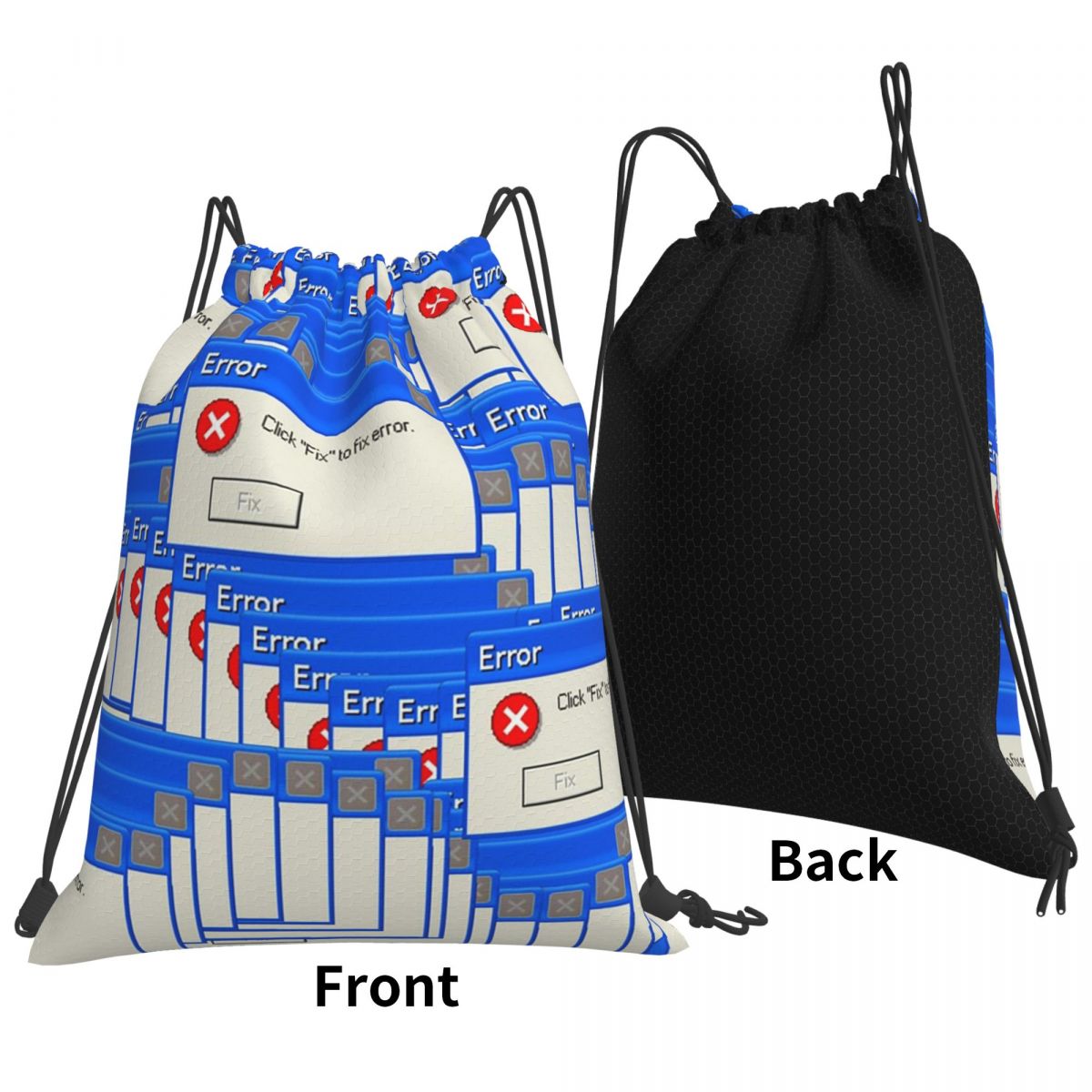 Windows Xp Error Tiled Backpac - огляд і ціна Tile Bag Drawstring