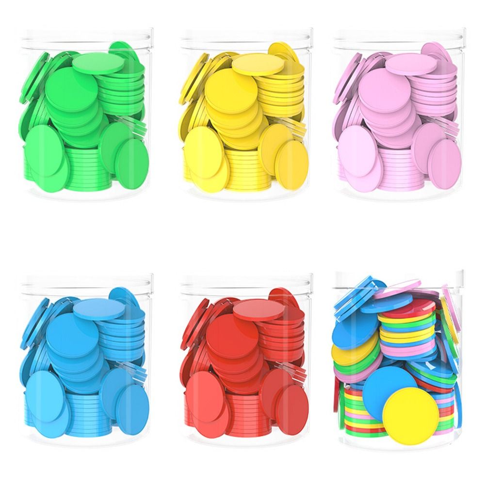 100pcs Plastic Counting Chips  - огляд і ціна Board Game Harvest
