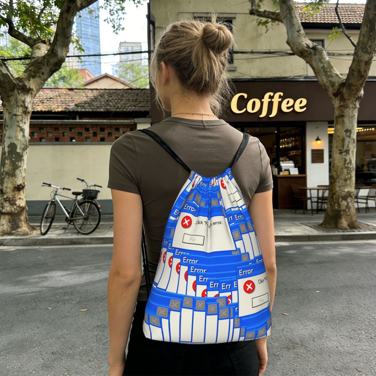 Windows Xp Error Tiled Drawstr - огляд і ціна Tile Bag Drawstring