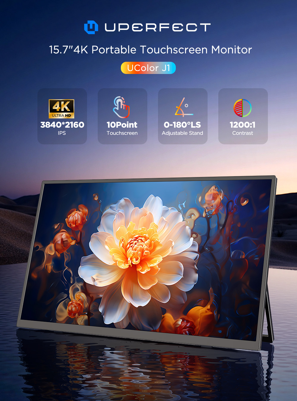 UPERFECT 4K Portable Monitor T - огляд і ціна Board Game Journal