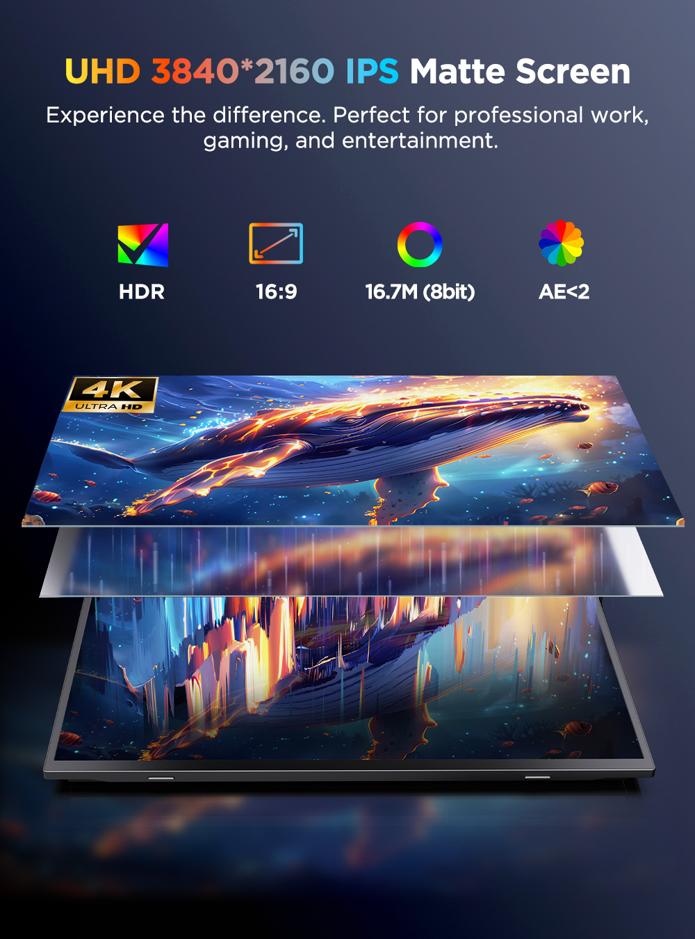 UPERFECT 4K Portable Monitor T - огляд і ціна Board Game Journal