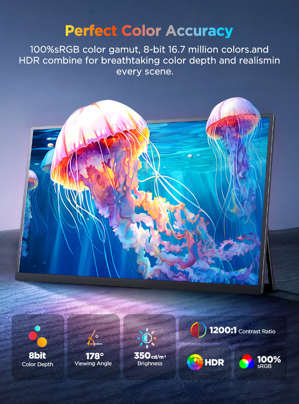 UPERFECT 4K Portable Monitor T - огляд і ціна Board Game Journal