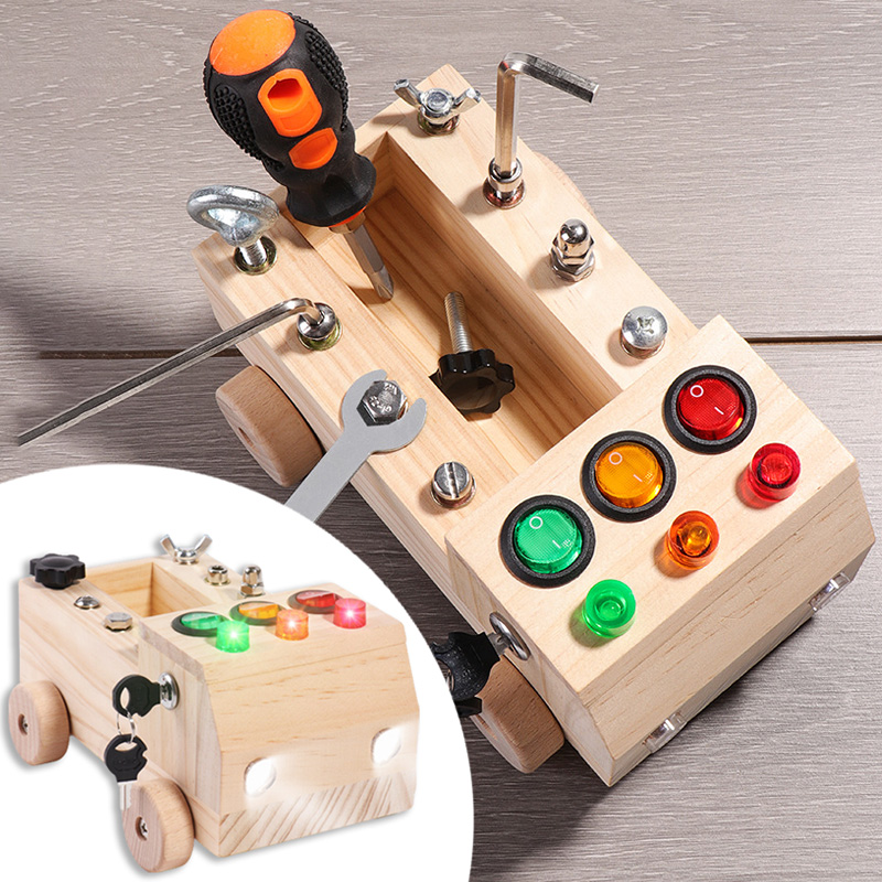 Wooden Montessori Busy Board S - огляд і ціна Board Game Review