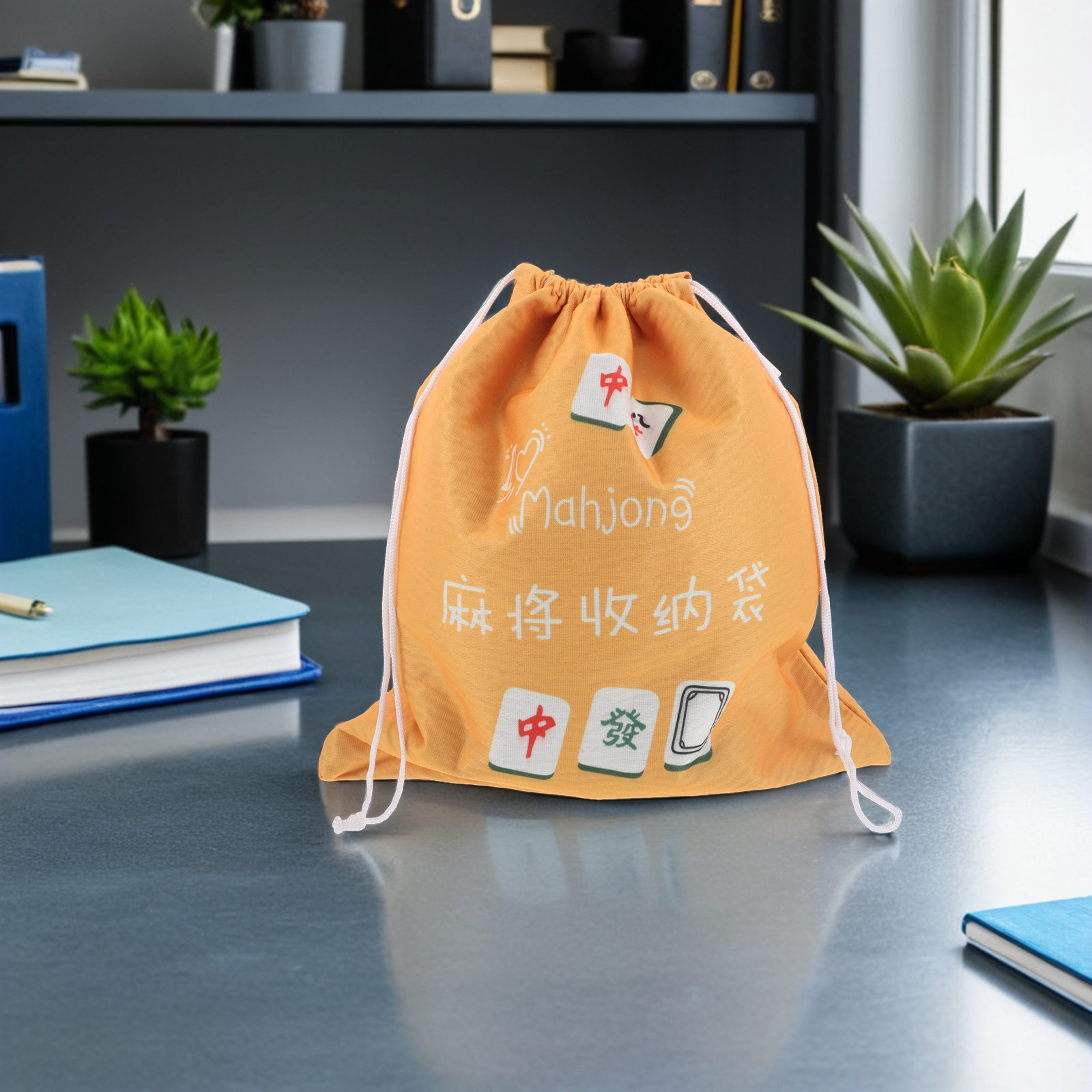 Large Fabric Mahjong Storage P - огляд і ціна Tile Bag Drawstring