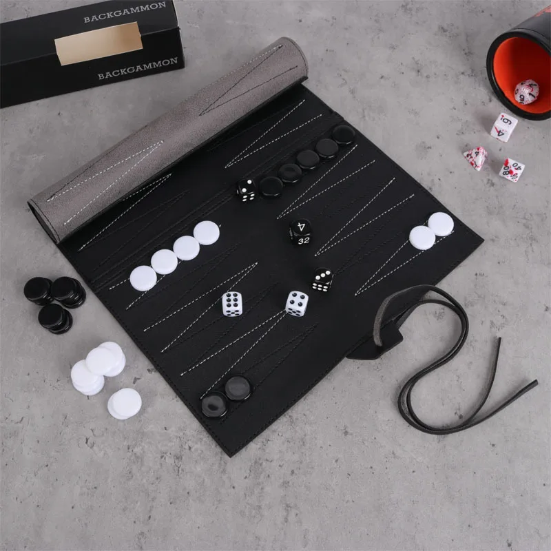 Roll Up Backgammon Sets Portab - огляд і ціна Board Game Harvest
