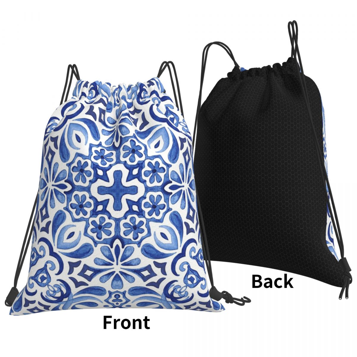 Mediterranean Mosaic Tiles Azu - огляд і ціна Tile Bag Drawstring