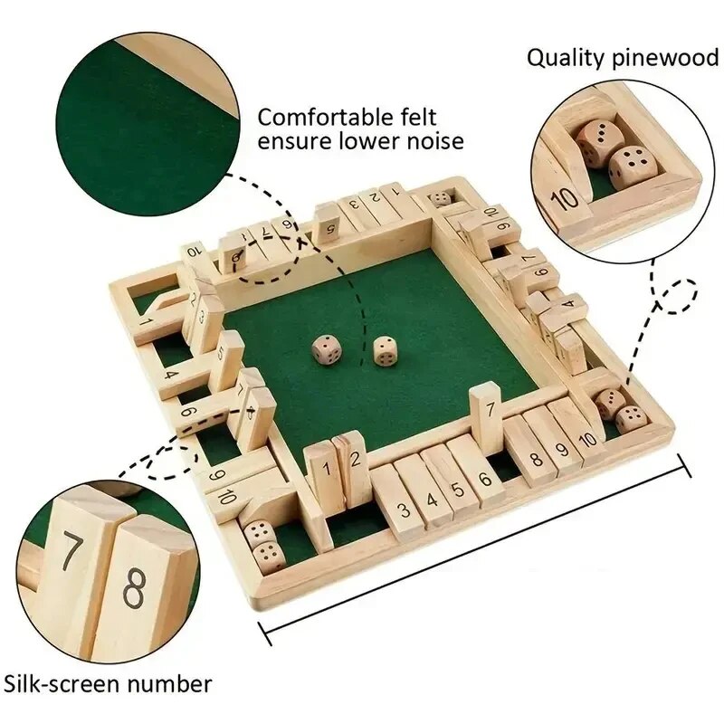 Deluxe Four Sided 10 Numbers S - огляд і ціна Board Game Review