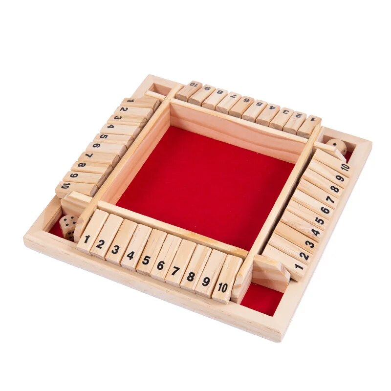 Wooden Dice Board Game Shut Th - огляд і ціна Board Game Review