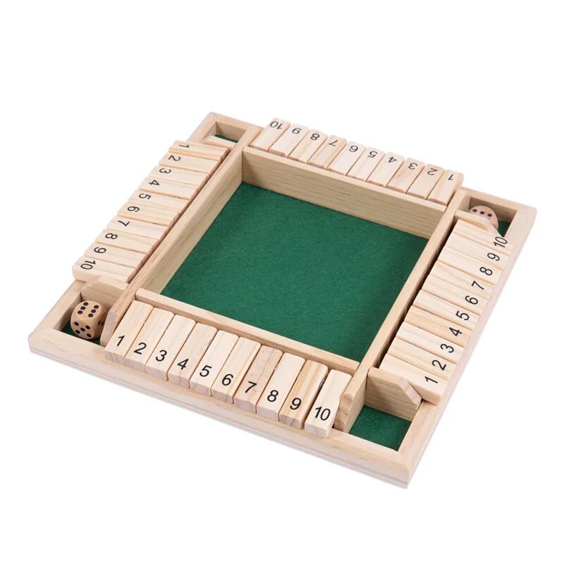 Wooden Dice Board Game Shut Th - огляд і ціна Board Game Review